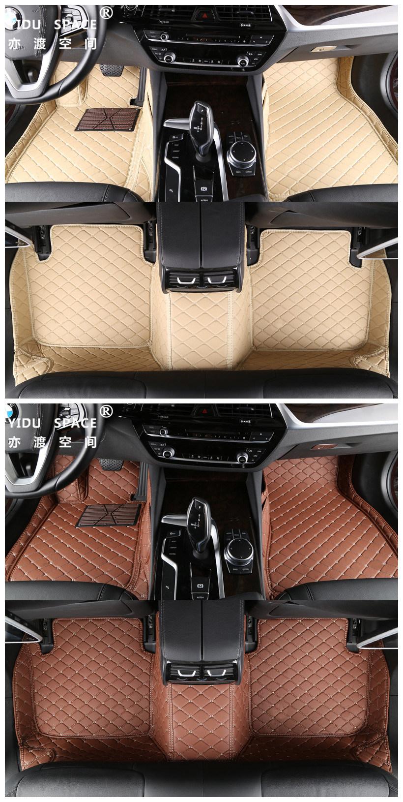 Wholesale Environment-Friendly Anti Slip PU Leather 5D Carpet Car Mat