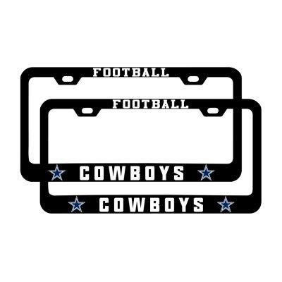 Personalized Custom NFL Dallas Cowboys License Plate Holder, Team Logo License Plate Frame