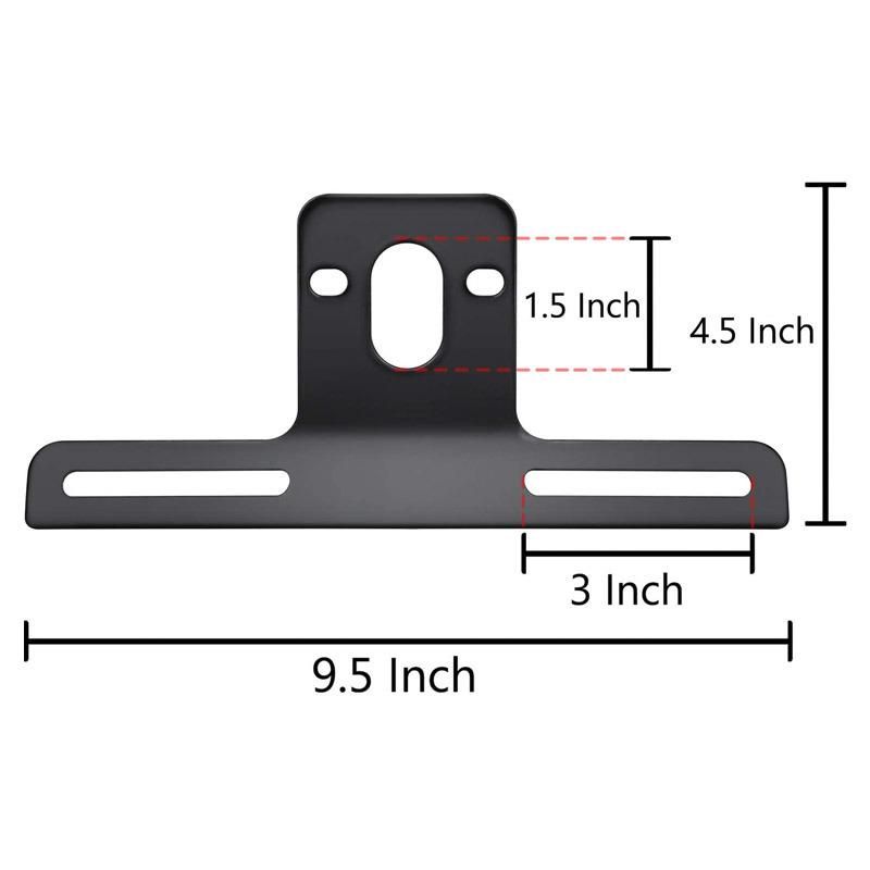 Customized Steel License Plate Holder for Vehicles