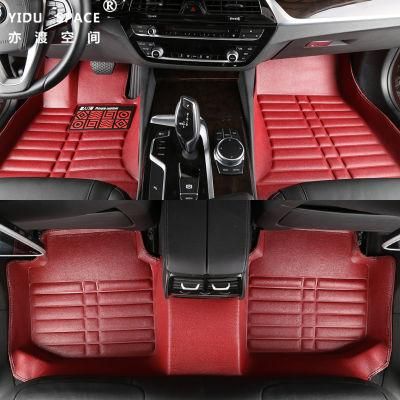 Wholesale Wear Anti Slip 5D Red Waterproof Car Foot Mats