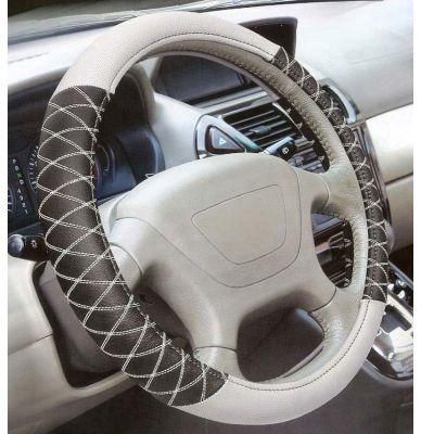 Non-Slip Car Leather Steering Wheel Cover for Sale