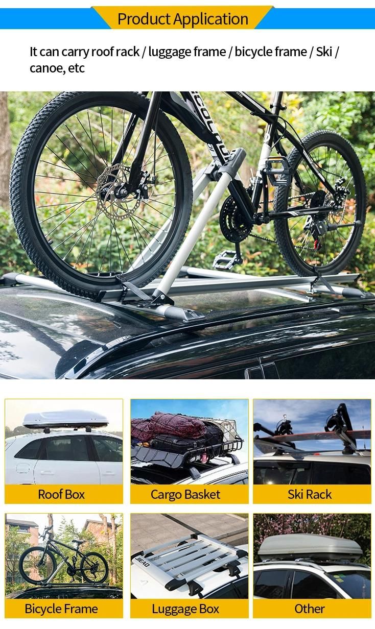 ODM Factory Wholesale Car Roof Rack Cross Bars Aluminum Luggage Rack for Rooftop Cargo Bag Carrier Kayak Canoe Bike