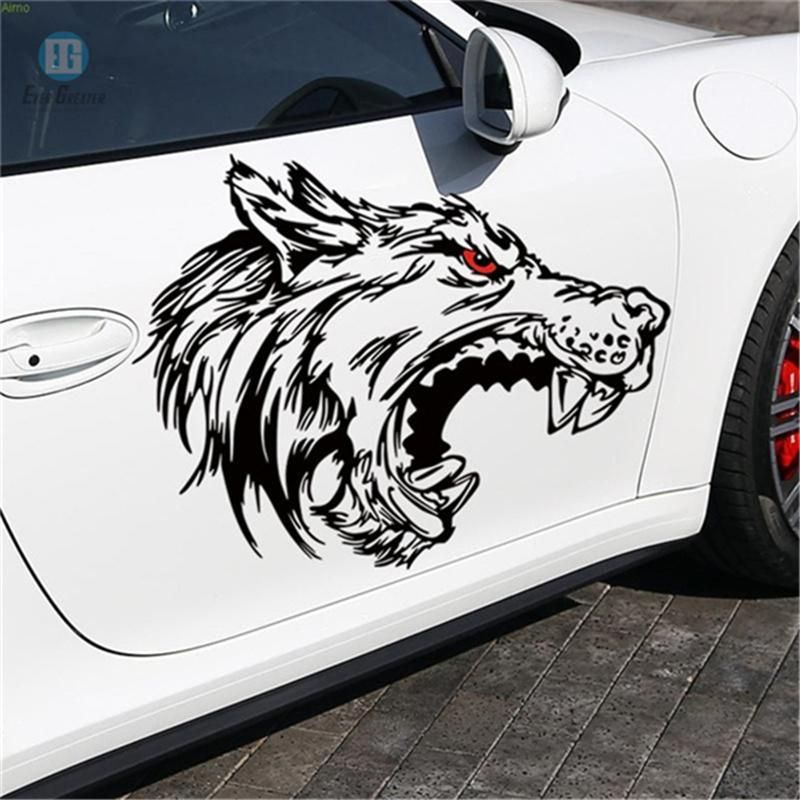 Customized Waterproof PVC Material Green Decoration Car Sticker