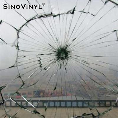 SINOVINYL 8 Mil Window Glass Gun Shooting Window Protection Vinyl Safety Film