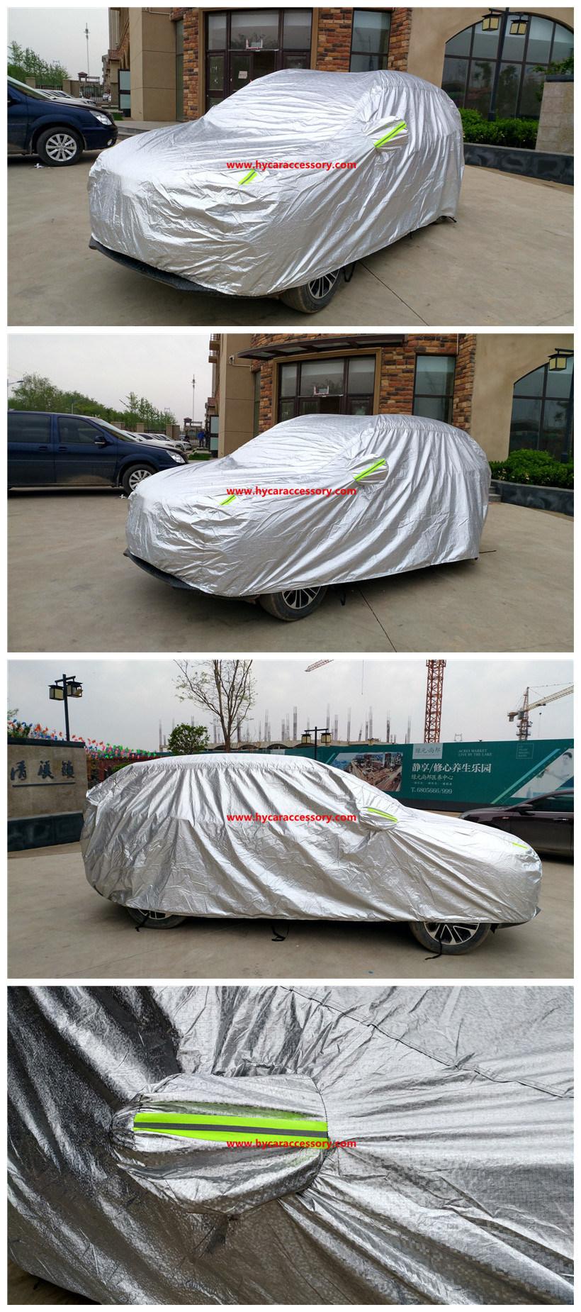 Wholesale Cheap Silver Waterproof Sunproof SUV Sedan Auto Car Cover