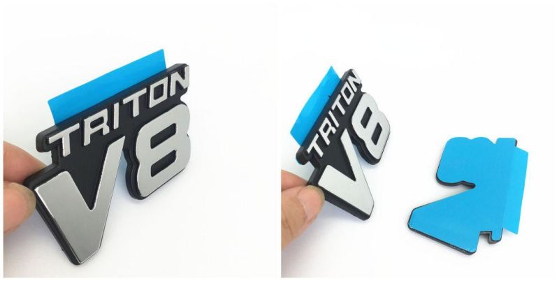 V6 V8 F-150 250 350 Ford Bronco Mustang Emblem Fender Badge Decal Sticker Logo Car Accessories Car Parts Decoration ABS Plastic
