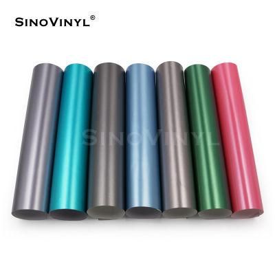 SINOVINYL Matte Electro Metallic Long Durability Car Wrapping Vinyl Changing Color Film