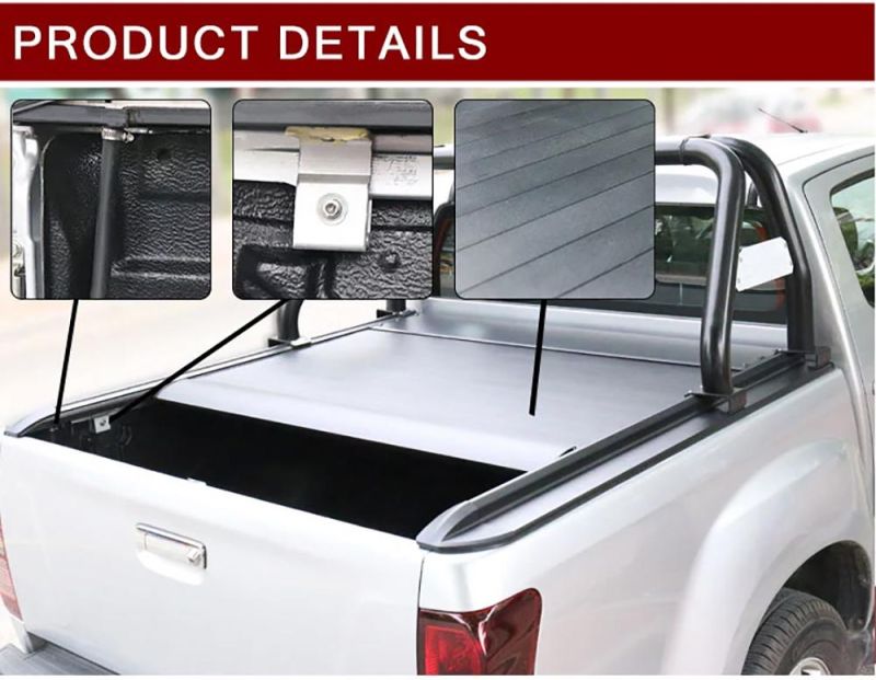 for Ford Chevrolet Toyota Pickup Roller Lid Truck Electric Aluminium Alloy Tonneau Cover