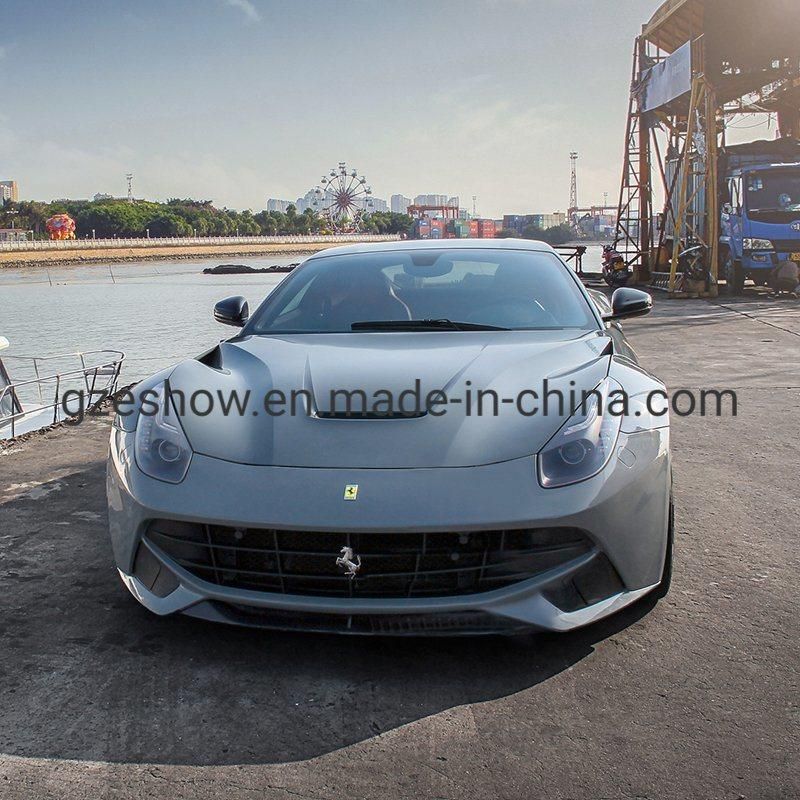 Glossy Vinyl Wrap Car Nardo Grey Vinyl Car Wrap Film