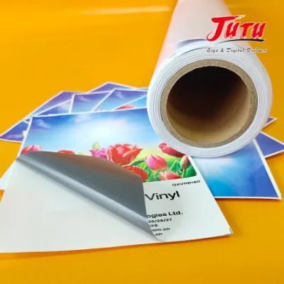 Jutu Grey Car Wrapping Vinyl Cast Removable Film Bubble-Free for Outdoor Promotional Graphics