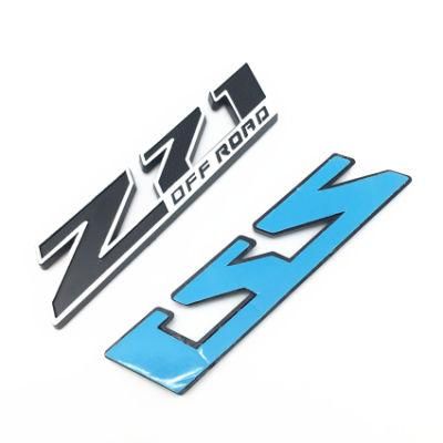 Z71 off for Chevrolet Silverado Chevy Camaro Emblem Fender Badge Decal Sticker Logo Car Accessories Car Parts Decoration ABS Plastic Emblem