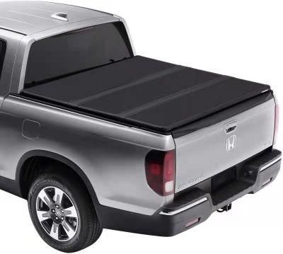 Hard Bed Cover for Tacoma 5FT, Hard Tri Tonneau Cover for Np300 with Light