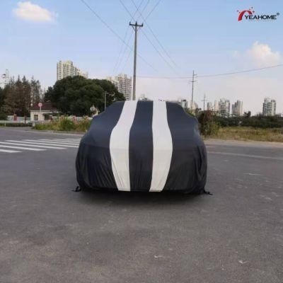 Stripe Design Water-Proof Outdoor Car Cover Breathable Auto Cover