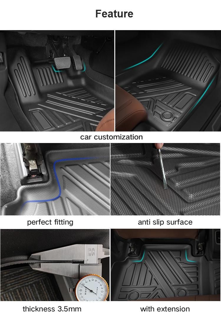 All-Weather Protection Car Carpet Mats for Grand Commander