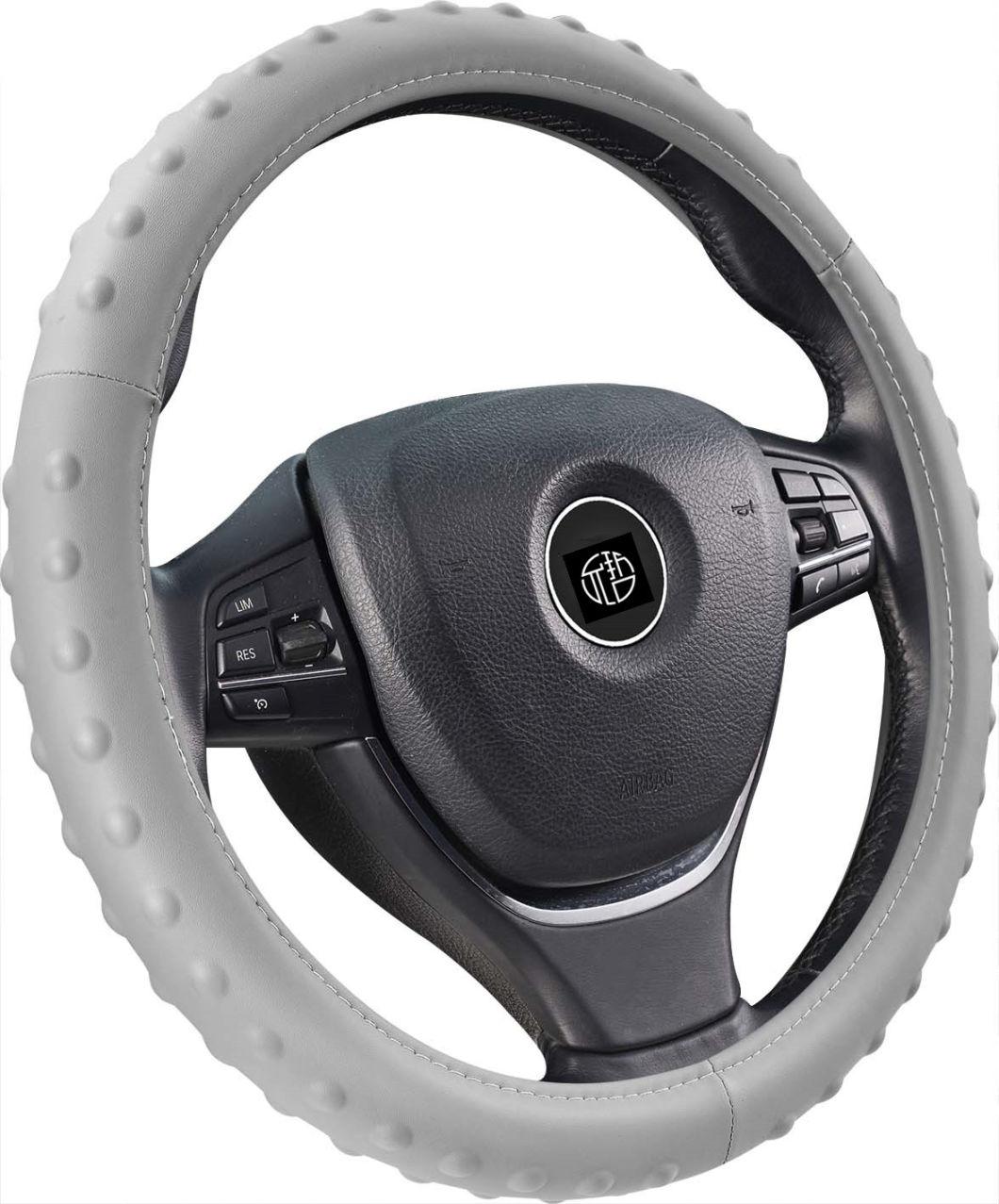 Massage Grip Colorful Anti Skid Soft Touch PVC Steering Wheel Covers