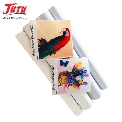 Jutu Decoration Sticker Application on a Wide Variety of Substrates Self Adhesive Vinyl Roll