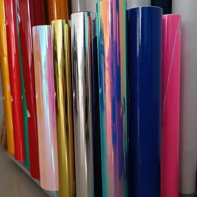 Glossy Self Adhesive Colorful Cutting Roll Vinyl for Advertising