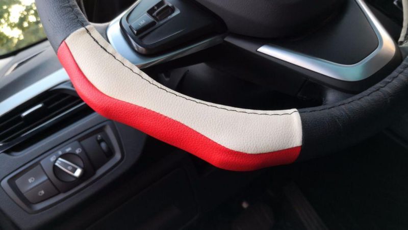 Leather Steering Wheel Cover