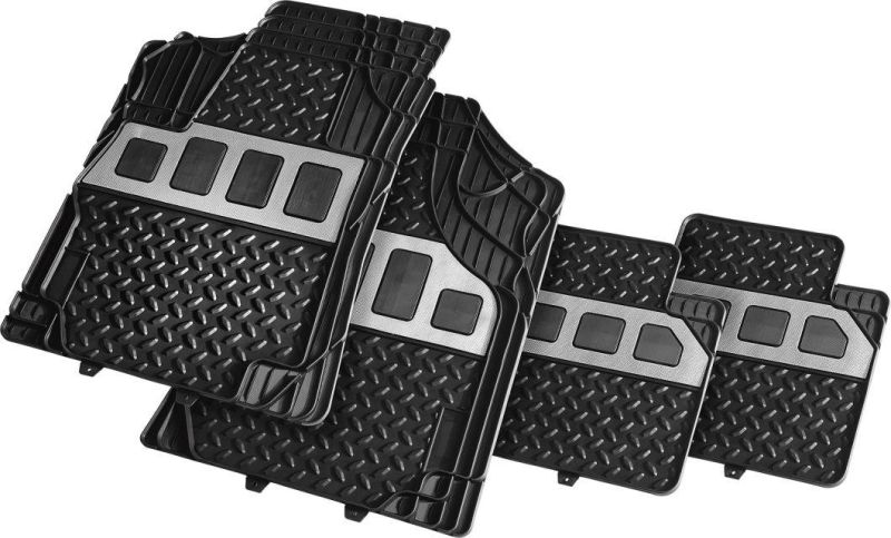 4 Piece Car Mats, All Weather Conditions, Anti Slip Materials, Durable & Rugged Surface, Universal Fit, Custom Trim Car Accessories