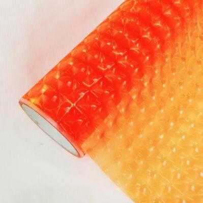 Top Quality Orange 3D Cat Eyes Vinyl Car Lamp Film