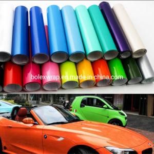 Colors Glossy Vinyl Film Car Film Wraps Film Foil Bubble Free for Car Sticker Film