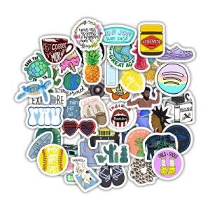 50 PCS Vsco Stickers for Hydro Flask Vsco Girls Stuff Cute Waterproof Trendy Stickers for Teens Water Bottle Laptop Phone Travel