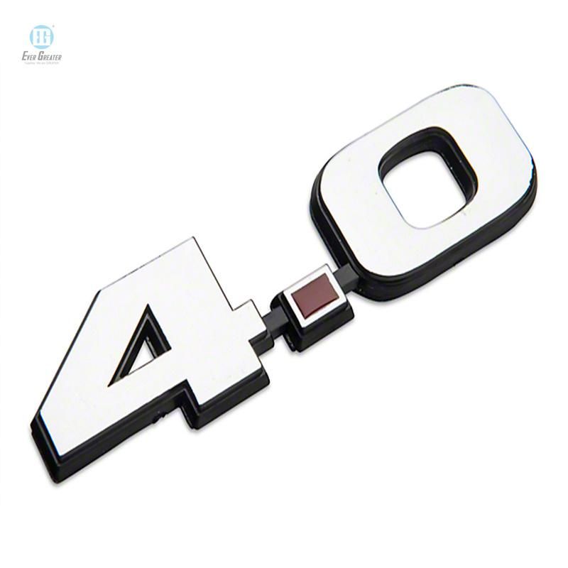 Custom Chrome Car Emblem Badges with ISO/Ts16949 Certified