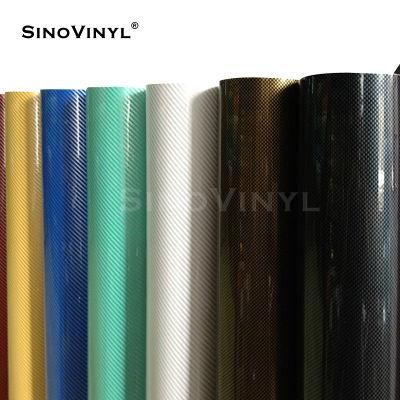 SINOVINYL Carbon Fiber Wraps Vinyl Sticker Car Body Sticker Film