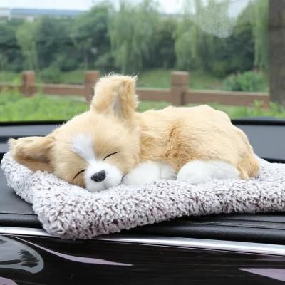 Car with Purifying Air Deodorizing Bamboo Charcoal Bag Simulation Dog Ornaments Car Interior