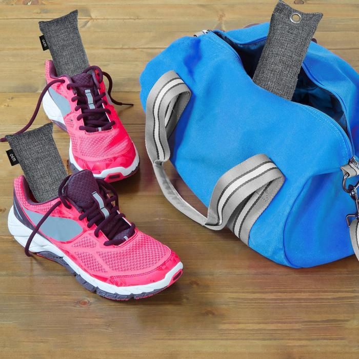 Charcoal Shoe Deodorizer Bags, Charcoal Air Purifying Bags, Odor Absorber for Gym Bag, Car, Pet, Closet