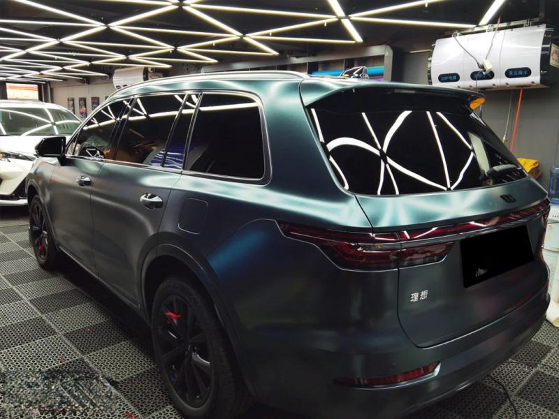 Satin Metallic Dark Green Body Color Changing Film Sticker Car Protective Film