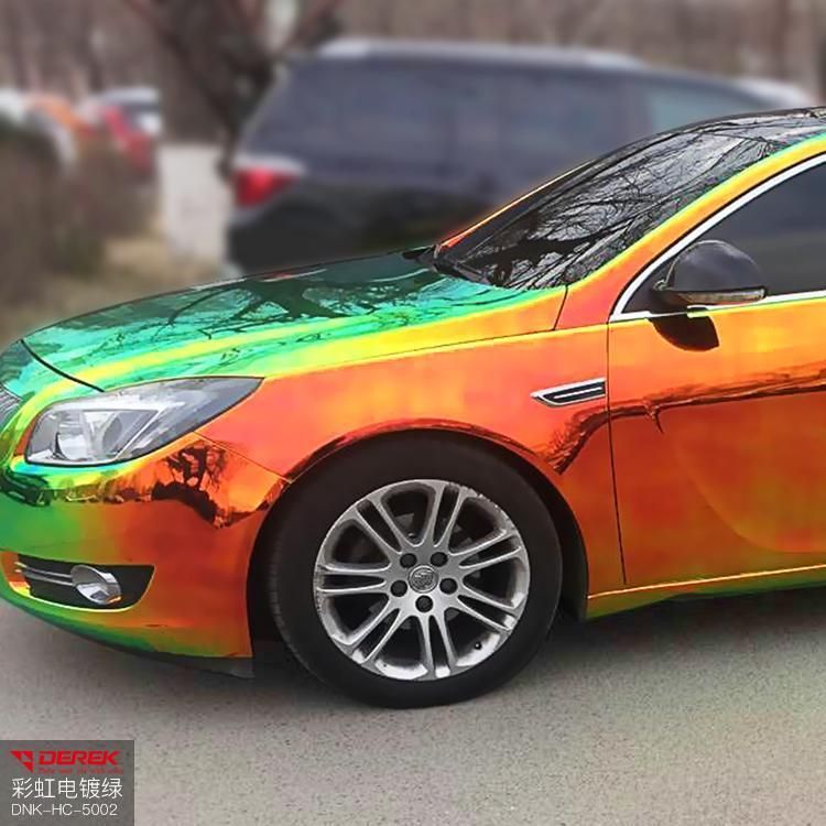 Newest Holographic Rainbow Film Foil for Car Vinyl Wrap Self Adhesive Removable Glue Car Wrap Material Car Warp Vinyl