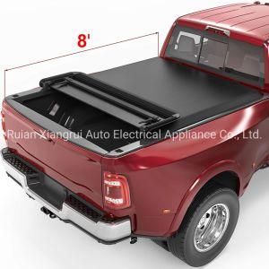 Cy0010 Soft Four-Fold Truck Bed Cover Suitable for Silverado/Sierra 1500/2500HD/3500HD Long Bed 8&prime;