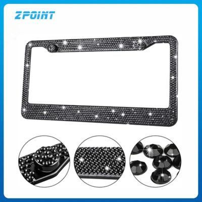 Car Accessories Metal Bling License Plate Frame