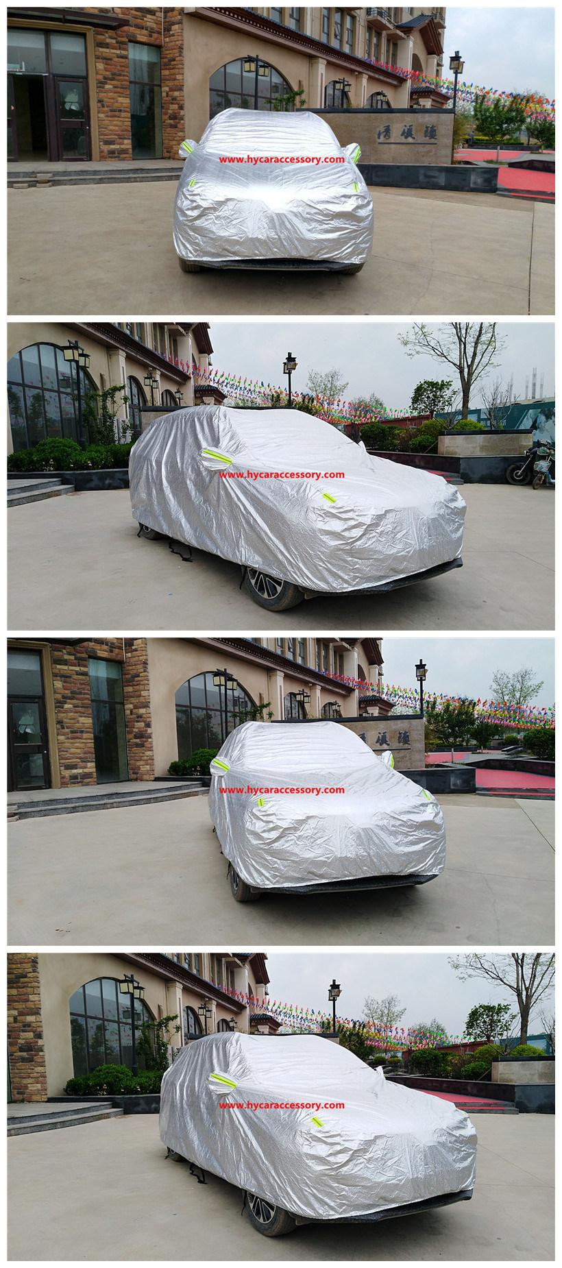 Wholesale Cheap Silver Waterproof Sunproof SUV Sedan Auto Car Cover