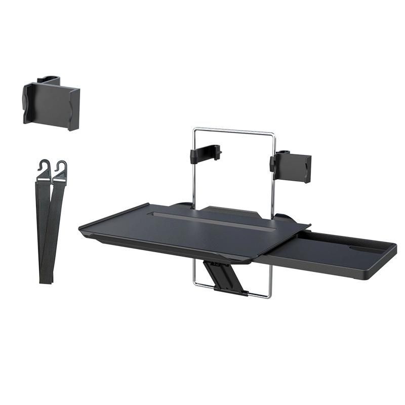 Adjustable Car Food Table Cup Holder Tray Seat Laptop Stand