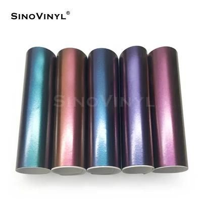 SINOVINYL Best Quality Color Change Wrap Film Car Sticker Chameleon Vinyl Roll