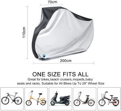 Bike Cover for 2 or 3 Bikes Outdoor Waterproof Bicycle Covers Rain Sun UV Dust Wind Proof