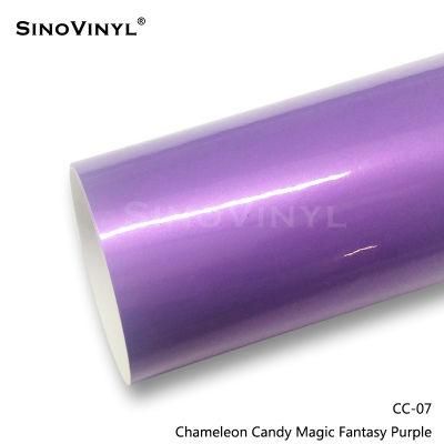 SINOVINYL High Polymer PVC Chameleon Candy Color Changing Car Body Wrapping Vinyl