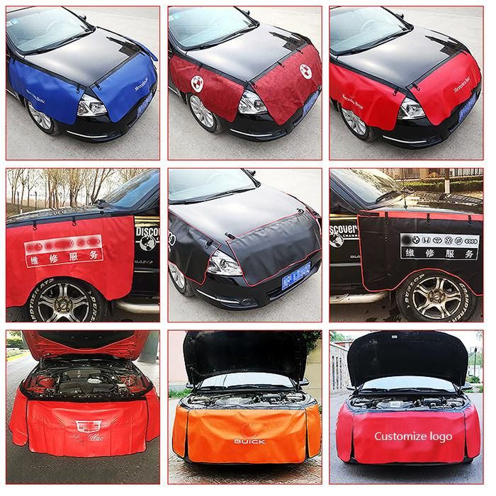 Custom Professional Auto PU Magnetic Car Fender Cover