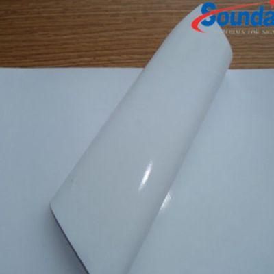 Waterproof Glossy White Self Adhesive Vinyl Roll PVC Printable Vinyl