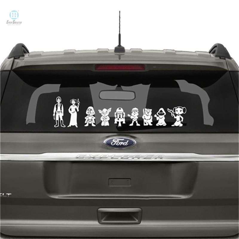 I Love My Family Car Decorative Decal Sticker