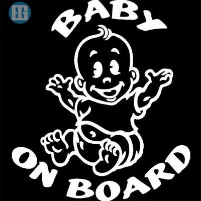 Lovely Baby on Board Car Stickers and Decals Funny Car Stickers Custom Baby on Board Car Sticker