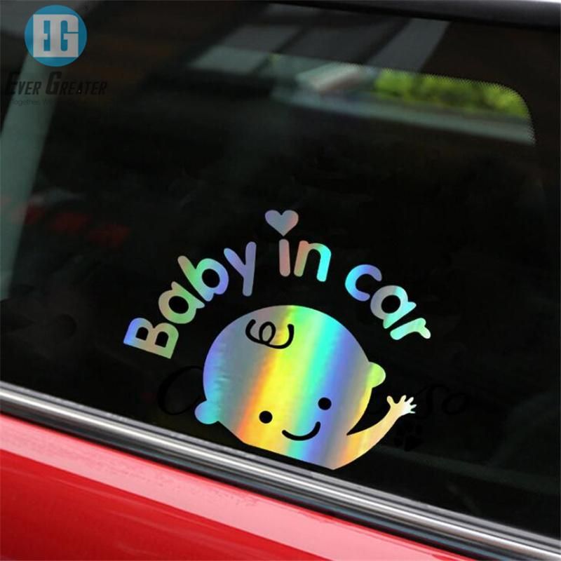 Anime Baby on Board Decal