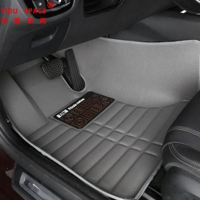 Wholesale Waterproof Wear Gray Leather Anti Slip 5D Car Pad