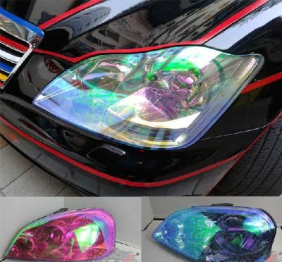 Factory Wholes OEM Customized Size Chameleon Car Light Decal Wrapping Film