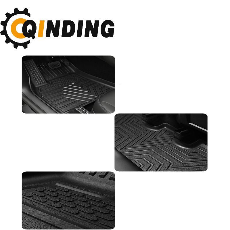 TPE Car Mats Leather Foot Mats Customized XPE Leather Car Floor Mat