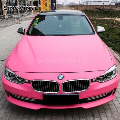 SINOVINYL 5x59FT Super Matte Grey Air Release Full Car Skins Body Decoration Sticker Vinyl Film