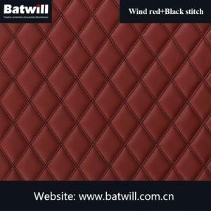 Red PVC Leather Car Floor Mat Roll Materials Non Skid Floor Covering Roll Materials