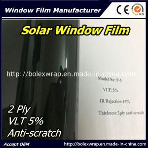 5%Vlt Glass Window Film, Car Film, Solar Film, 2ply Scratch-Resistant